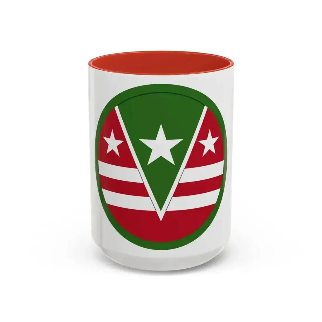 124 Regional Support Command (U.S. Army) Accent Coffee Mug 15oz Red - Go Mug Yourself