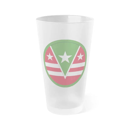 124 Regional Support Command (U.S. Army) Frosted Pint Glass 16oz Default Title - Go Mug Yourself