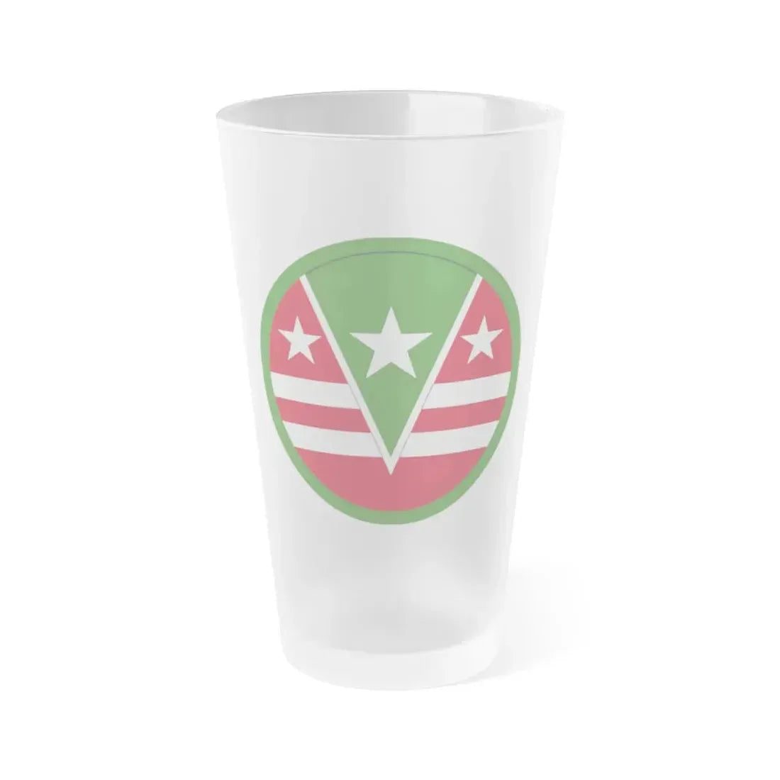 124 Regional Support Command (U.S. Army) Frosted Pint Glass 16oz Default Title - Go Mug Yourself