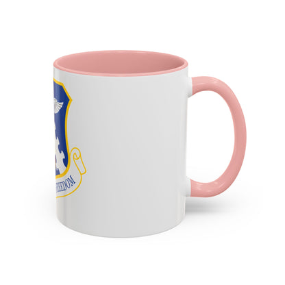 182d Airlift Wing insignia AFD 080128 056 (U.S. Air Force) Accent Coffee Mug