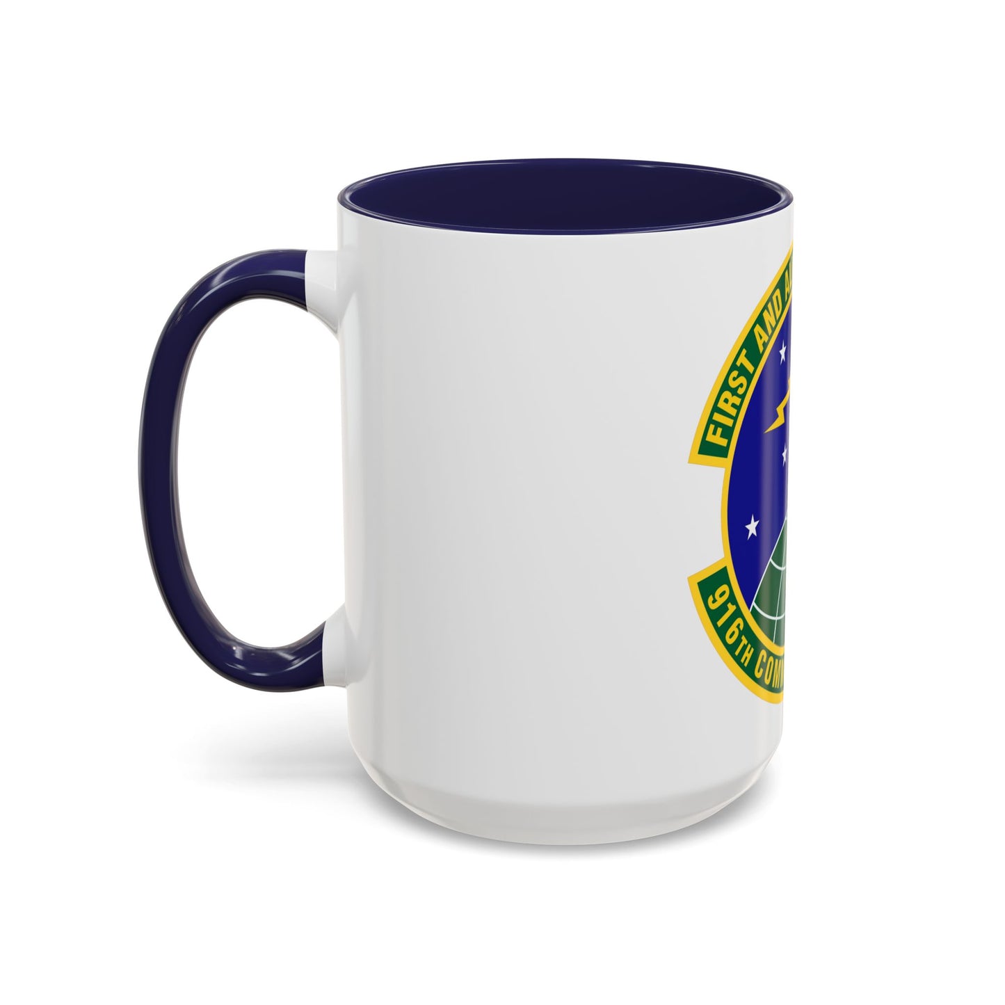 916th Communications Squadron (U.S. Air Force) Accent Coffee Mug