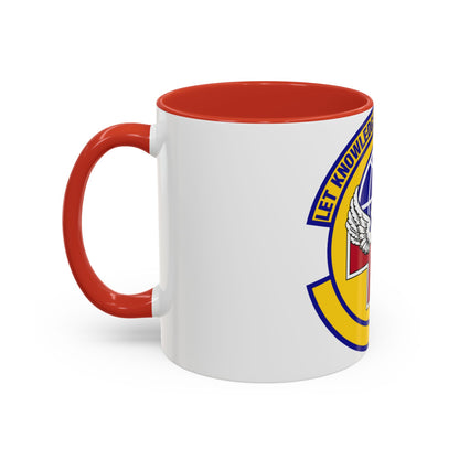 87 Healthcare Operations Squadron AMC (U.S. Air Force) Accent Coffee Mug