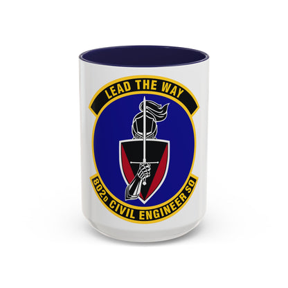 802d Civil Engineer Squadron (U.S. Air Force) Accent Coffee Mug