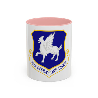 50th Operations Group (U.S. Air Force) Accent Coffee Mug