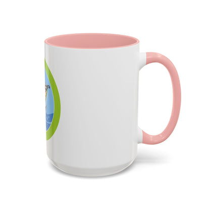 Fly Fishing (Boy Scout Merit Badge) Accent Coffee Mug