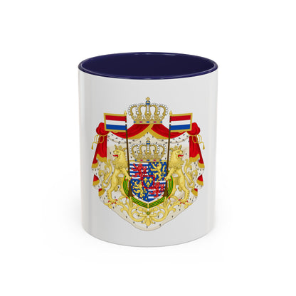 Greater coat of arms of the Grand Duke of Luxembourg (2000) - Accent Coffee Mug