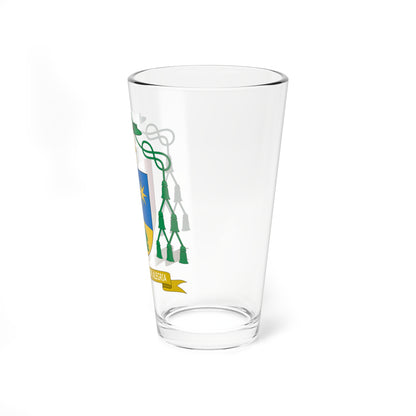 Escudo de Arnaldo Carvalheiro Neto (Spain) (Coat of Arms) Pint Glass 16oz