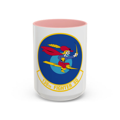 138 Fighter Squadron (U.S. Air Force) Accent Coffee Mug