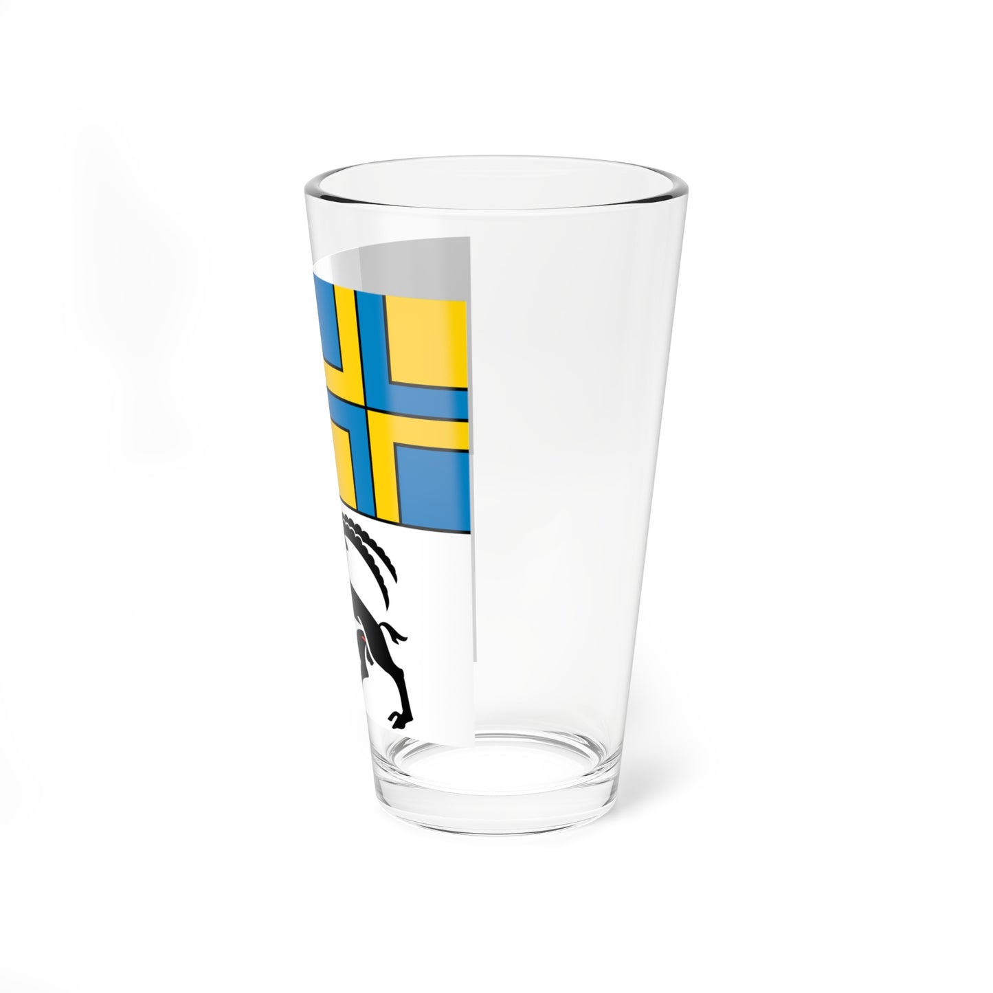 Flag of Canton of Graubunden (Switzerland) Pint Glass 16oz