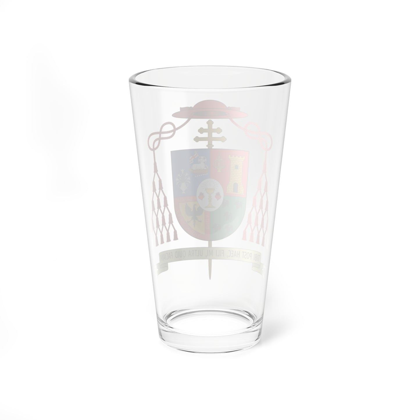 Escudo de Agustín Parrado García (Spain) (Coat of Arms) Pint Glass 16oz
