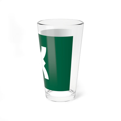 Flag of Ikoma Nara (Japan) Pint Glass 16oz