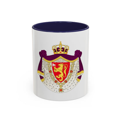 Greater royal coat of arms of Norway - Accent Coffee Mug