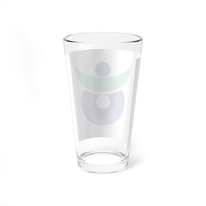 Flag of Akitakata Hiroshima (Japan) Pint Glass 16oz