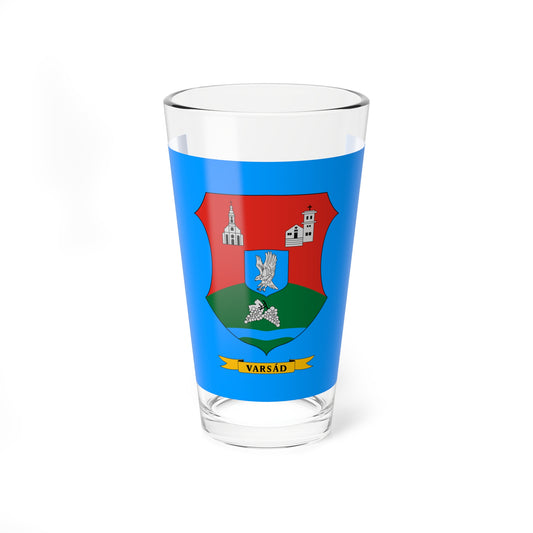 Flag of Varsad (Hungary) Pint Glass 16oz