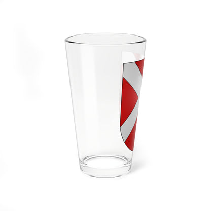 Villaz-Saint-Pierre-coat of arms (Switzerland) (Coat of Arms) Pint Glass 16oz