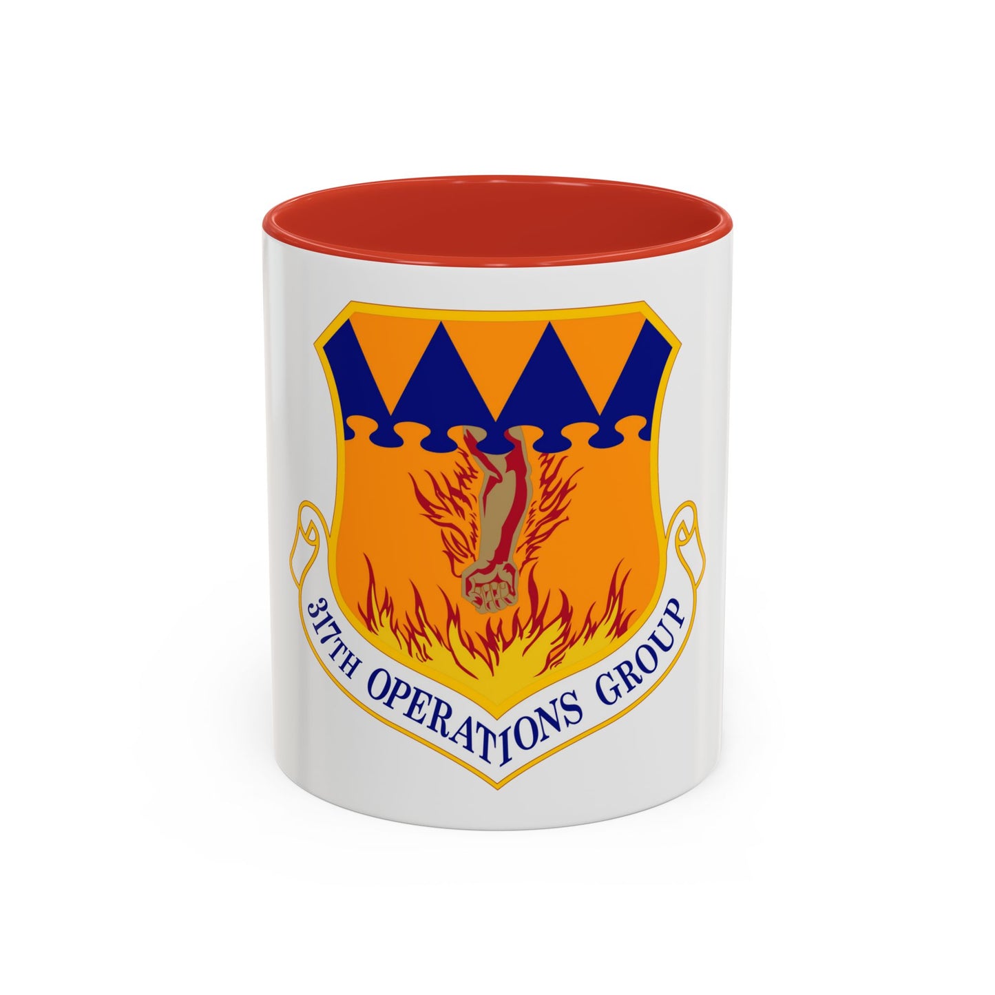 317 Operations Group AMC (U.S. Air Force) Accent Coffee Mug
