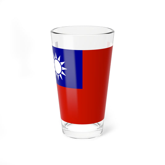 Flag of the Republic of China alternate shade 5 (China) Pint Glass 16oz