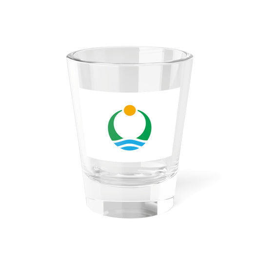 Flag of Aga Niigata (Japan) Shot Glass 1.5oz