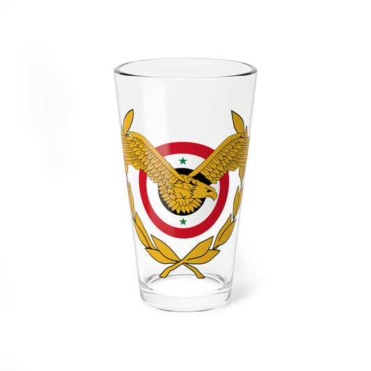Emblem of the Syrian Arab Air Force (Syria) (Coat of Arms) Pint Glass 16oz