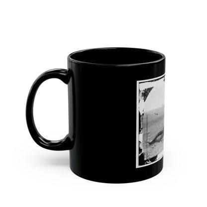Antietam, Maryland. Confederate Soldiers As They Fell Near The Burnside Bridge (U.S. Civil War) Black Coffee Mug