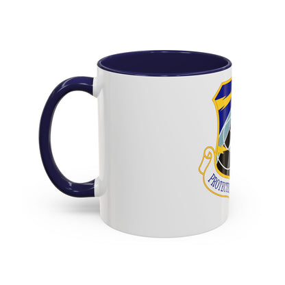 Protected SATCOM Group (U.S. Air Force) Accent Coffee Mug