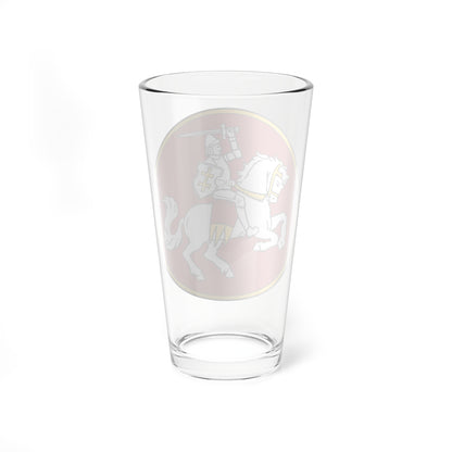 Герб БНР (Belarus) (Coat of Arms) Pint Glass 16oz