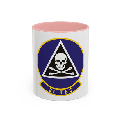 31st Test and Evaluation Squadron (U.S. Air Force) Accent Coffee Mug
