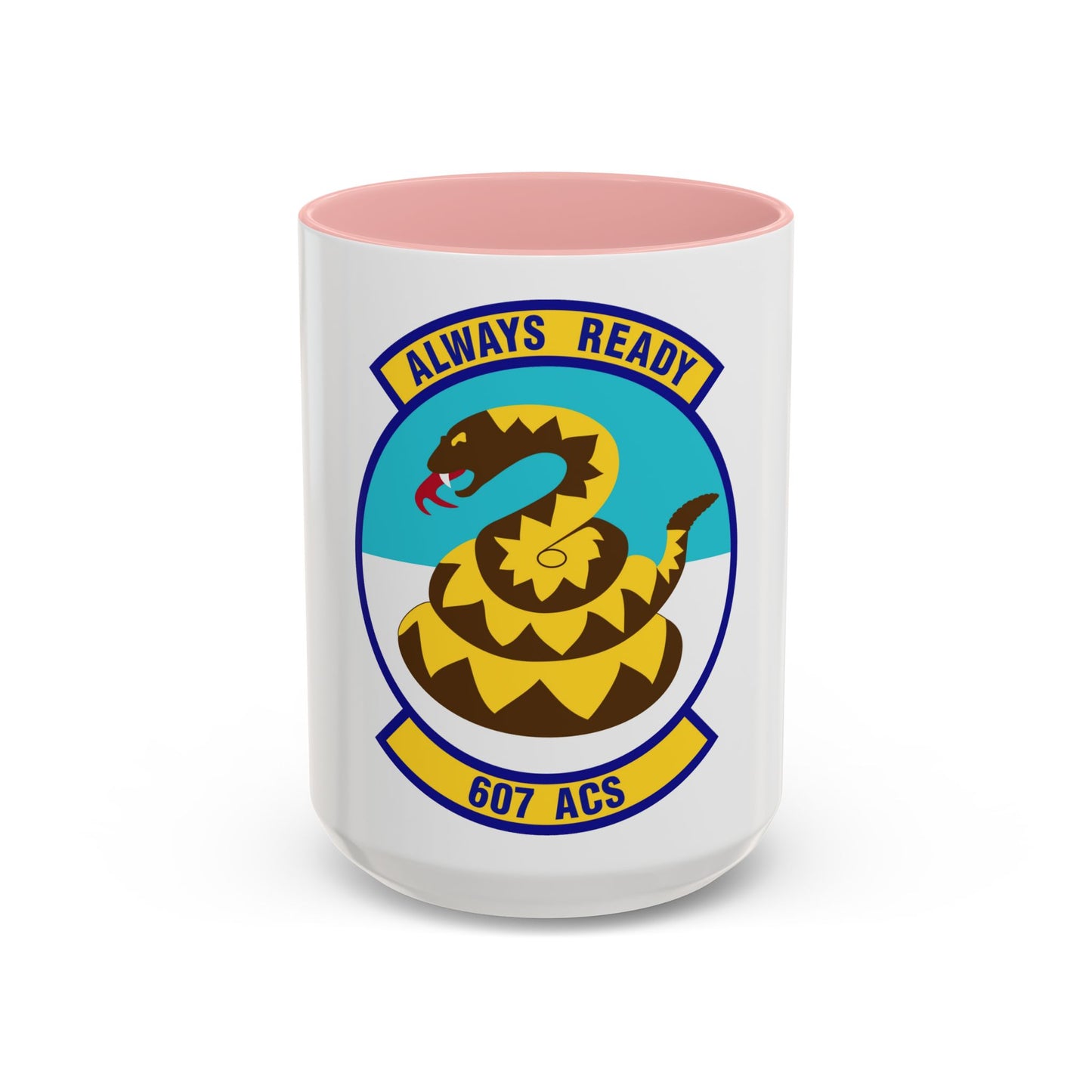 607th Air Control Squadron (U.S. Air Force) Accent Coffee Mug