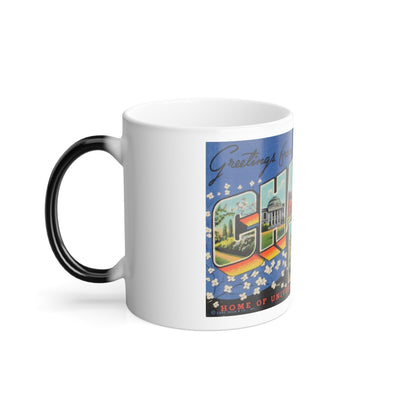 Greetings from Chapel Hill (Greeting Postcards) Color Changing Mug 11oz