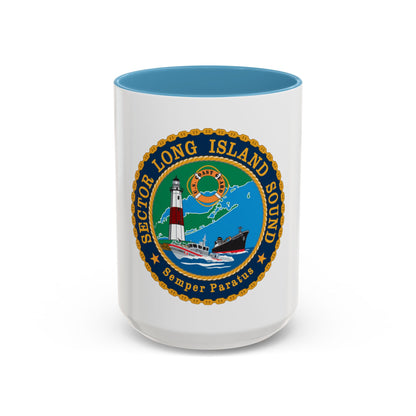 USCG Sector Long Island Sound (U.S. Coast Guard) Accent Coffee Mug
