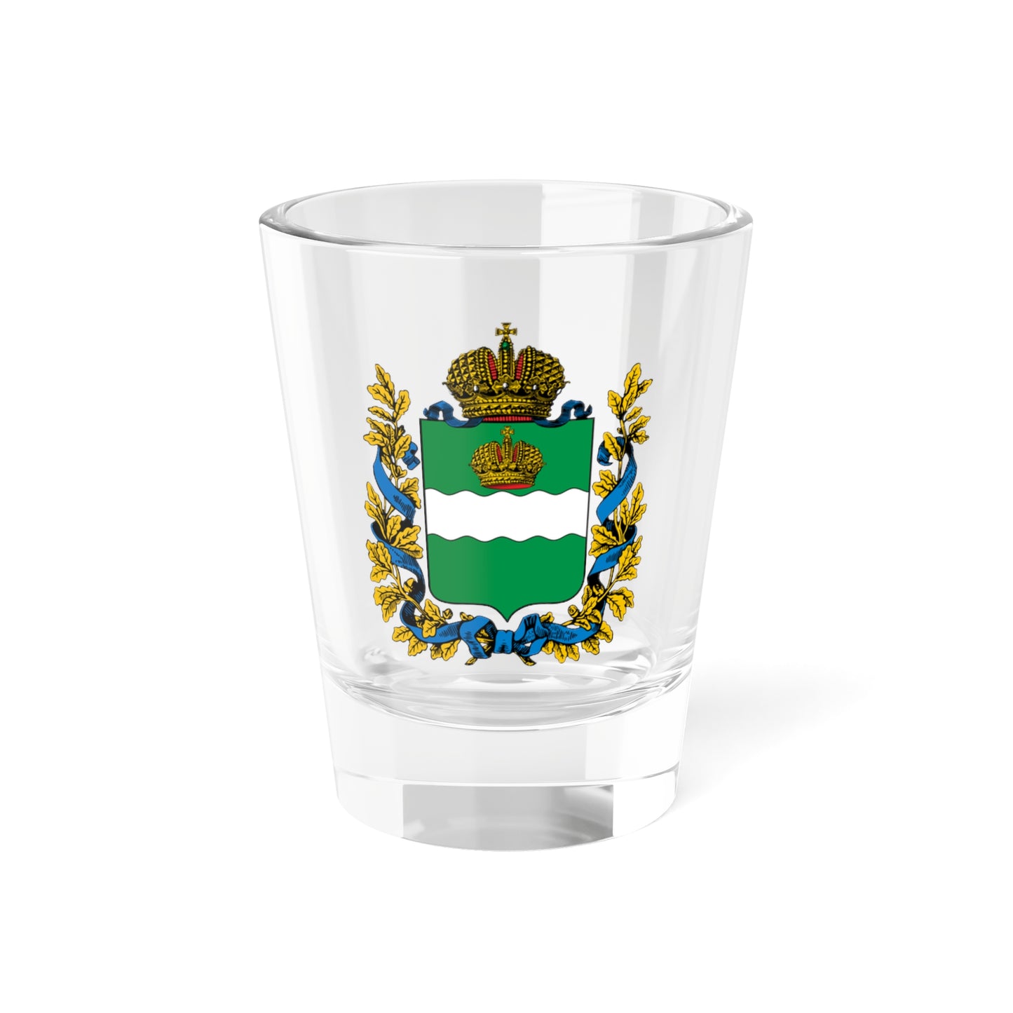 Coat of arms of Kaluga Governorate (Russia) (Coat of Arms) Shot Glass 1.5oz