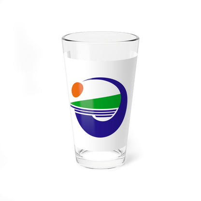 Flag of Ikata Ehime (Japan) Pint Glass 16oz