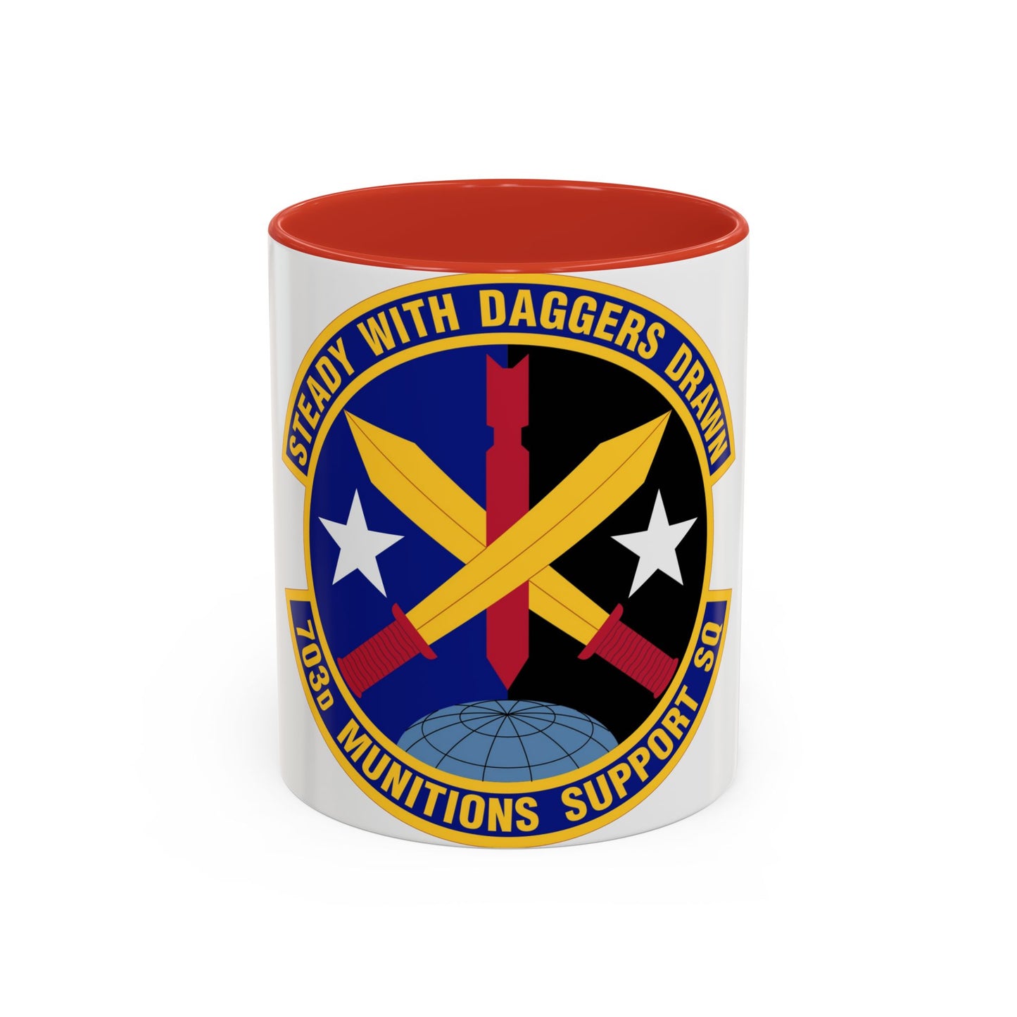 703d Munitions Support Squadron (U.S. Air Force) Accent Coffee Mug