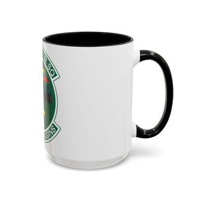 25th Fighters Sq (U.S. Air Force) Accent Coffee Mug