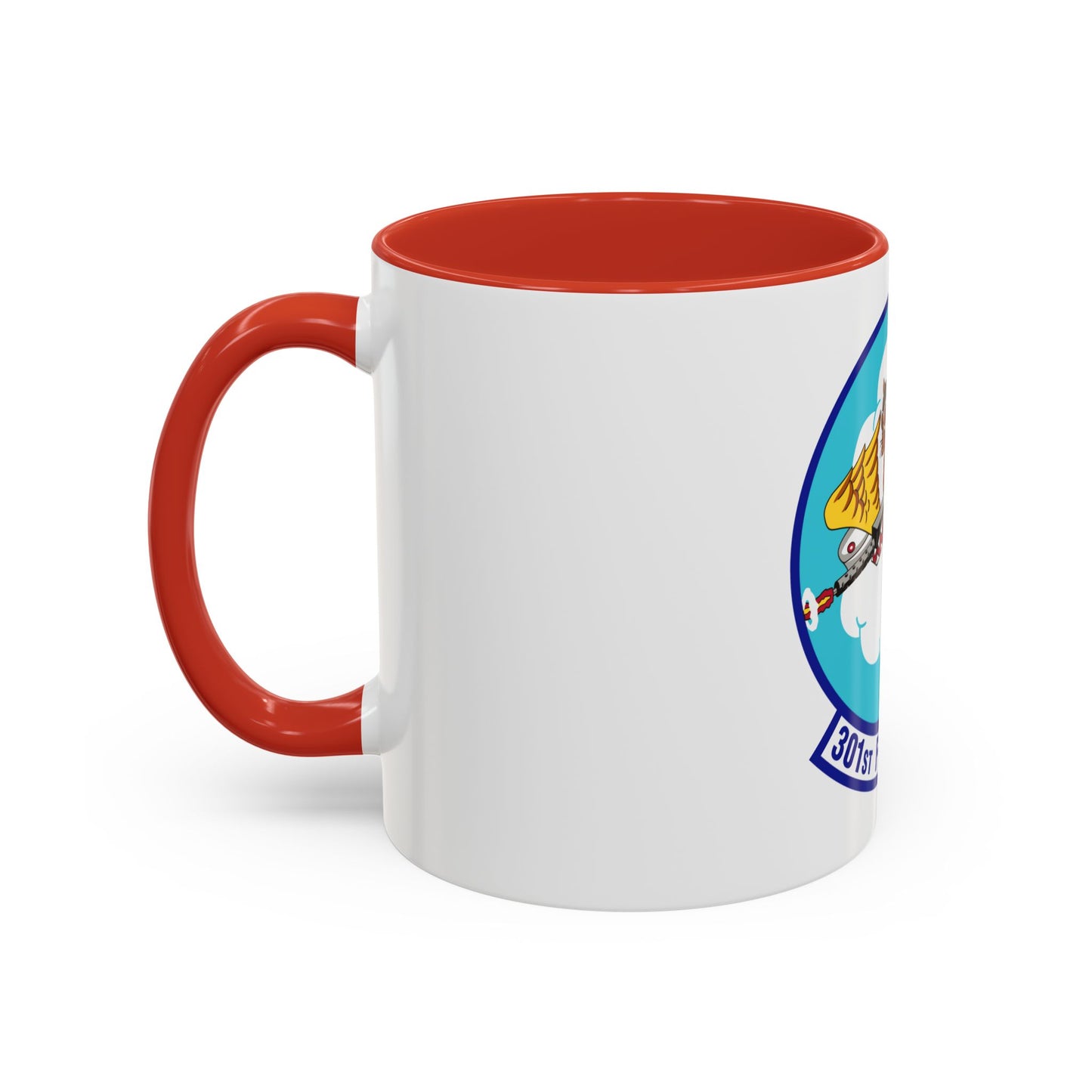 301st Fighter Squadron AETC Emblem (U.S. Air Force) Accent Coffee Mug
