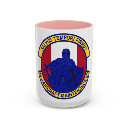 86th Aircraft Maintenance Squadron (U.S. Air Force) Accent Coffee Mug