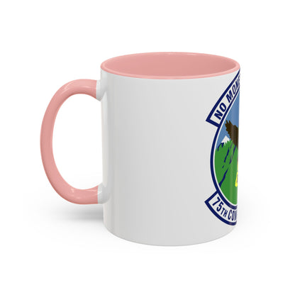 75th Comptroller Squadron (U.S. Air Force) Accent Coffee Mug