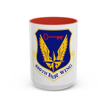 480 Intelligence Surveillance and Reconnaissance Wing ACC (U.S. Air Force) Accent Coffee Mug