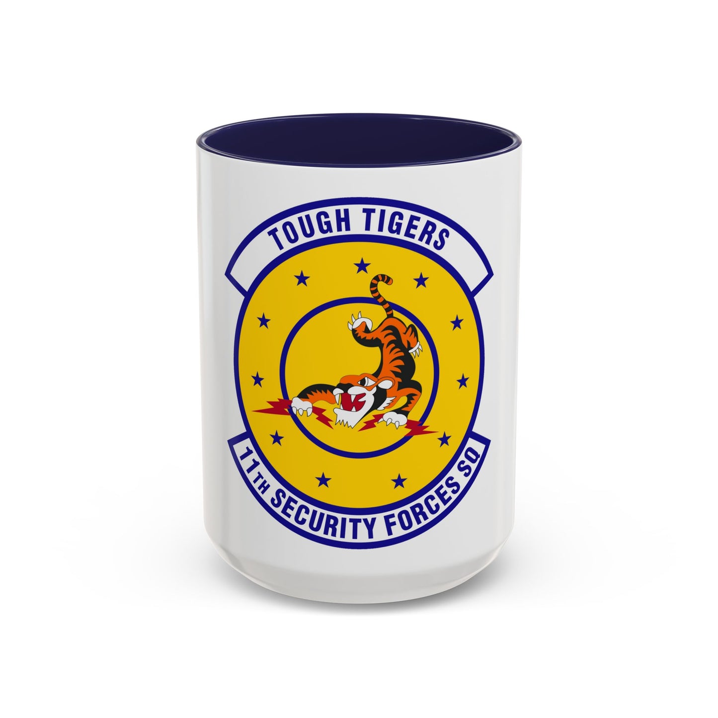 11 Security Forces Squadron USAF (U.S. Air Force) Accent Coffee Mug