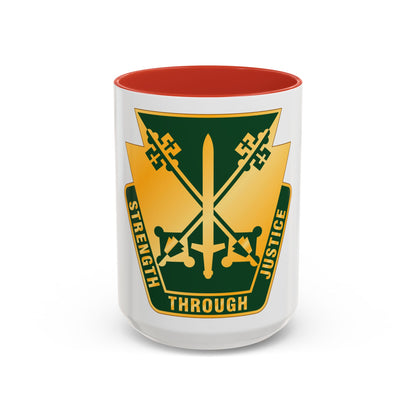 165 Military Police Pennsylvania National Guard (U.S. Army) Accent Coffee Mug