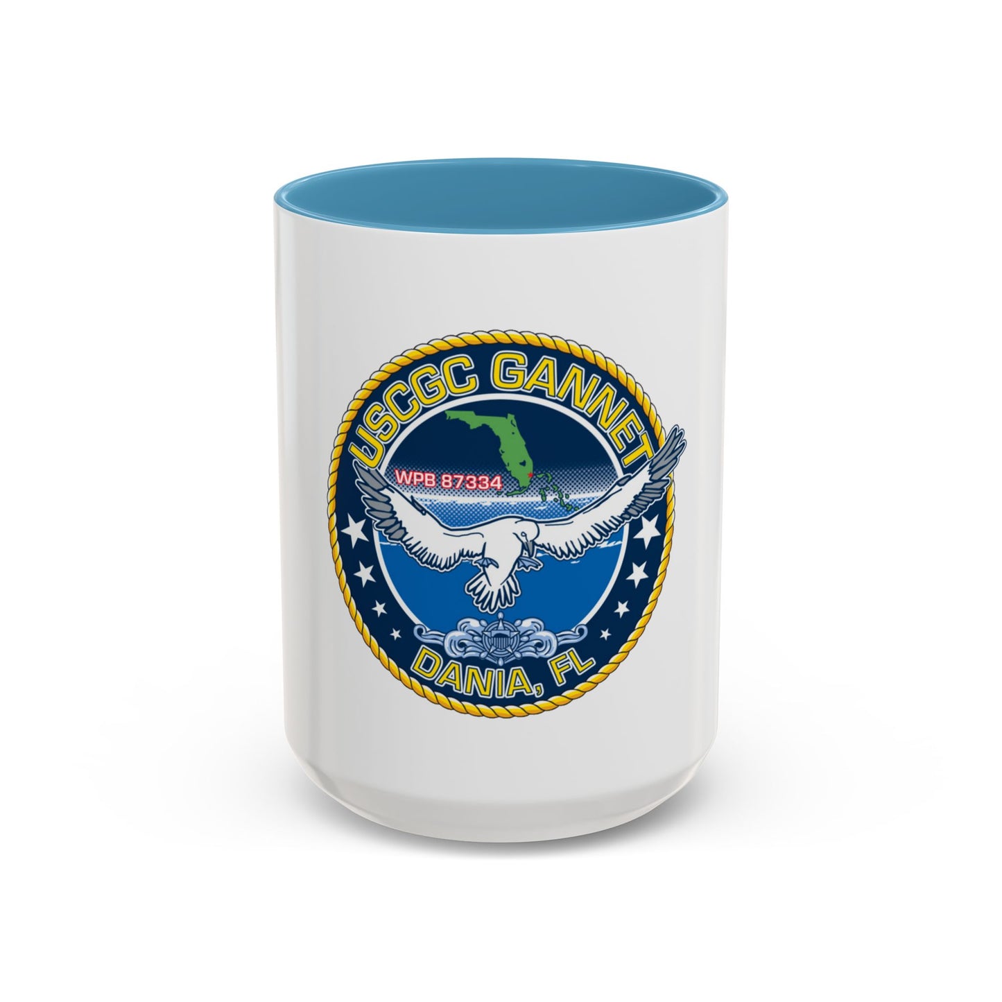 USCGC Gannet Dania FL (U.S. Coast Guard) Accent Coffee Mug