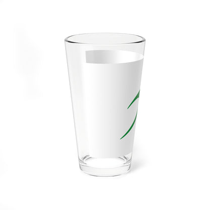 Flag of Fukutsu Fukuoka (Japan) Pint Glass 16oz