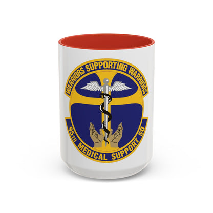 95th Medical Support Squadron (U.S. Air Force) Accent Coffee Mug