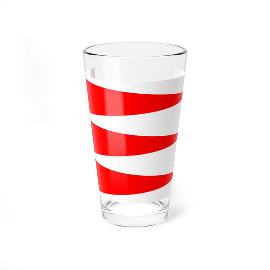 ROU CJ Huedin Flag (Hungary) Pint Glass 16oz