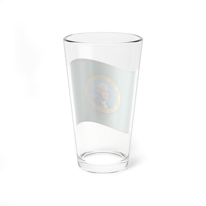 Nuvola Washington flag (United States) Pint Glass 16oz