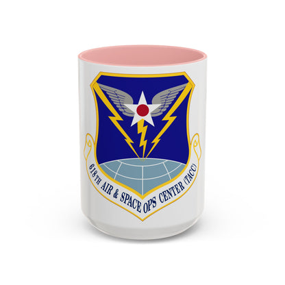 618 Air Operations Center AMC (U.S. Air Force) Accent Coffee Mug