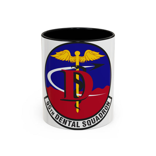 Tasse à café décorative du 95e escadron dentaire (US Air Force)