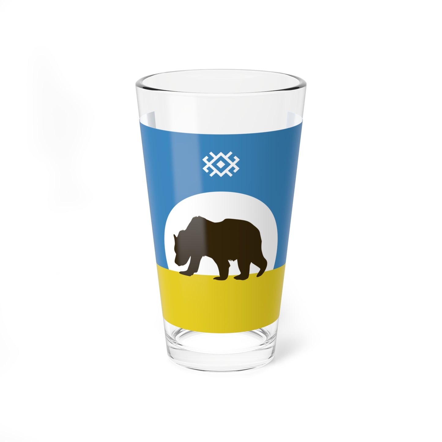 Flag of Lyantor (Russia) Pint Glass 16oz