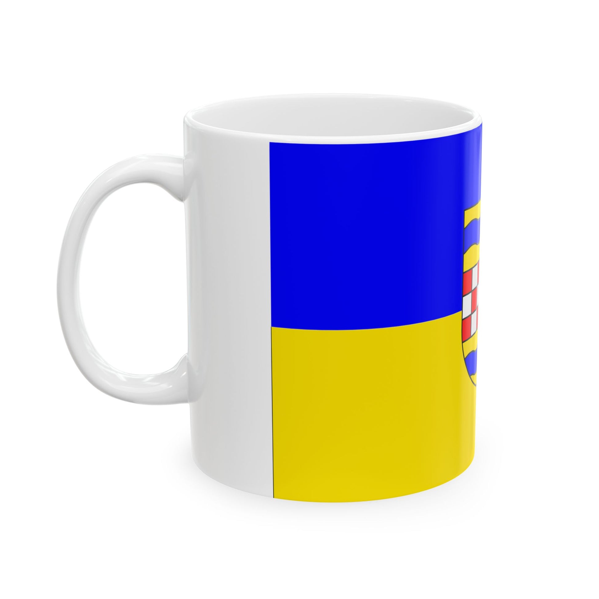 Flag of Ennepe Ruhr 2 Germany - White Coffee Mug-Go Mug Yourself