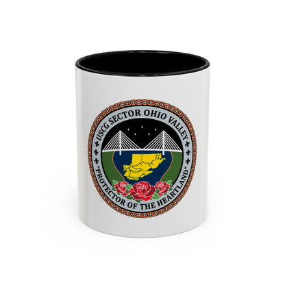 USCG SECTOR OHIO VALLEY (U.S. Coast Guard) Accent Coffee Mug
